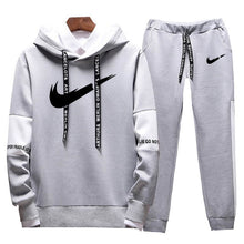 Load image into Gallery viewer, Brand Clothing Men's Casual Sweatshirts Pullover Cotton Men tracksuit Hoodies Two Piece +Pants Sport Shirts Autumn Winter Set