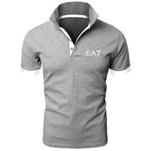 Load image into Gallery viewer, 2019 Brand Clothing EA7 Men Polo Shirt Men Business Casual Solid Male Polo Shirt Short Sleeve High Quality Men Clothing