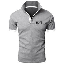 Load image into Gallery viewer, 2019 Brand Clothing EA7 Men Polo Shirt Men Business Casual Solid Male Polo Shirt Short Sleeve High Quality Men Clothing